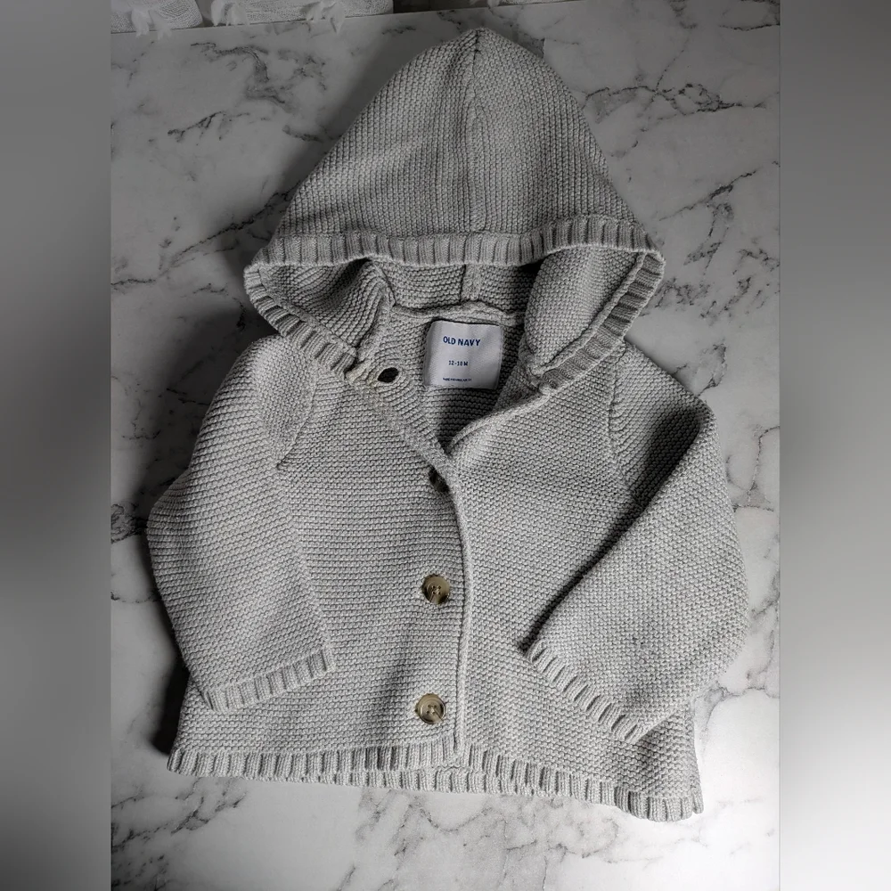 Old Navy‎ Baby Hooded Sweater - Picture 6 of 10